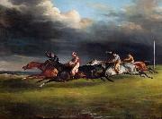 Theodore   Gericault The Epsom Derby (mk09) oil painting on canvas